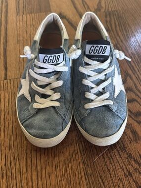 Denim Golden Goose Star Suede Sneakers Size 34